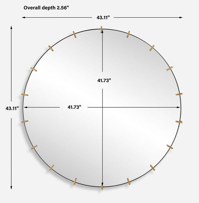 Pali - Industrial Round Mirror