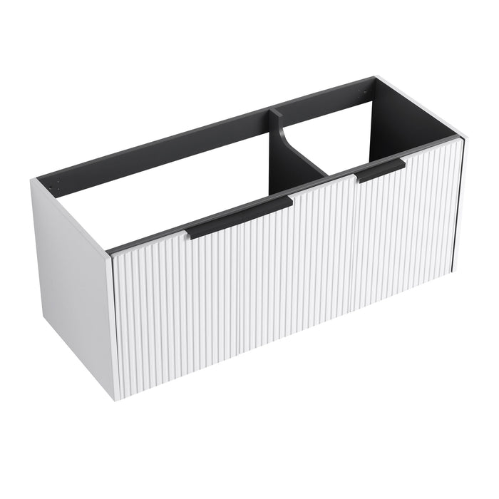 Contemporary Wall Mounted Bathroom Vanity With Soft Close Doors