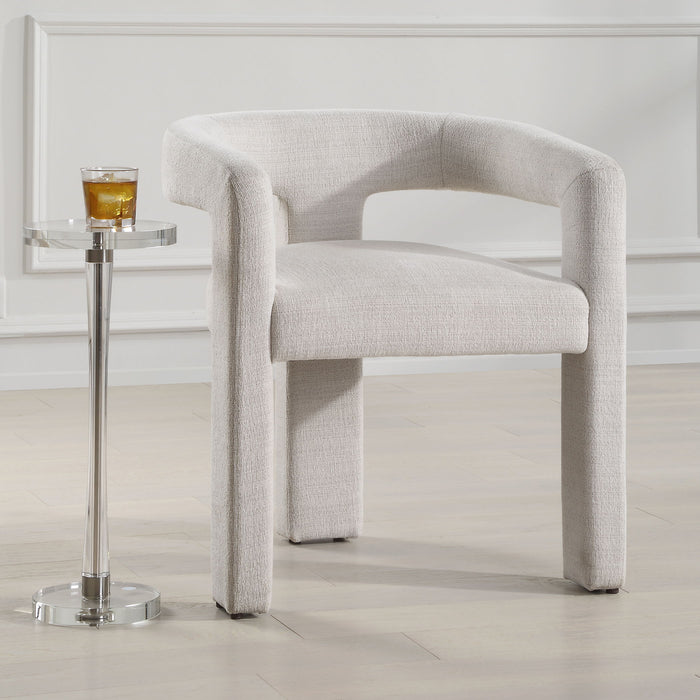 Perspective - Fabric Dining Chair - Gray