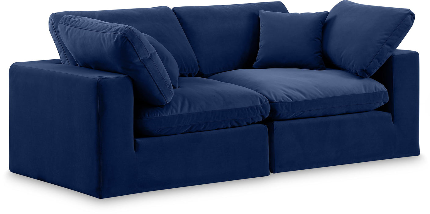 Comfy - Velvet Modular Sofa 2 Seats