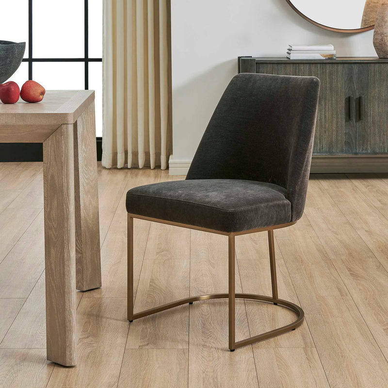 Hanni - Upholstered Dining Chair - Gray
