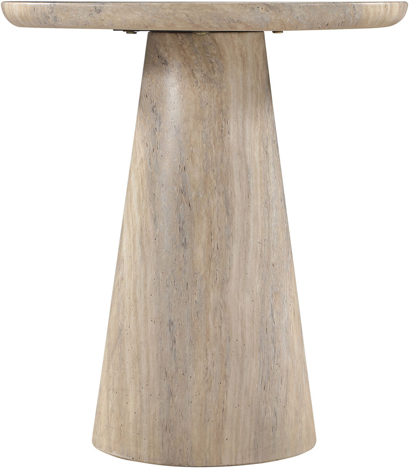 Cassino - Concrete Indoor/Outdoor End Table - Travertine