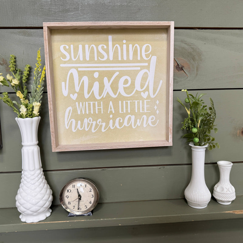 Sunshine Mixed with a Little Hurricane - Funny Canvas Art