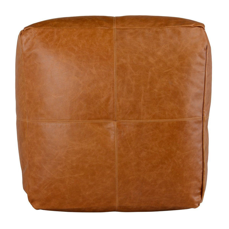 Kona - Leather Pouf