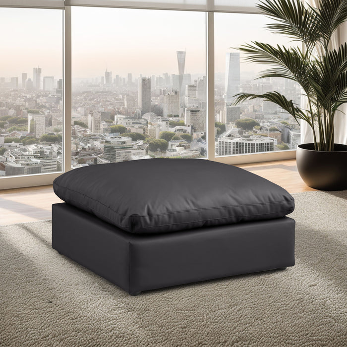 Comfy - Faux Leather Ottoman
