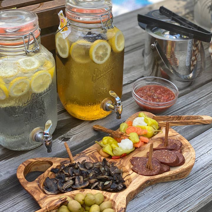 Olive Wood Appetizer Tray | 15"-17"