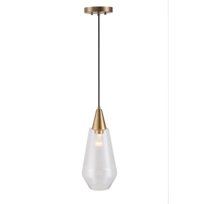 Eichler - 1 Light Mini Pendant - Antique Brass