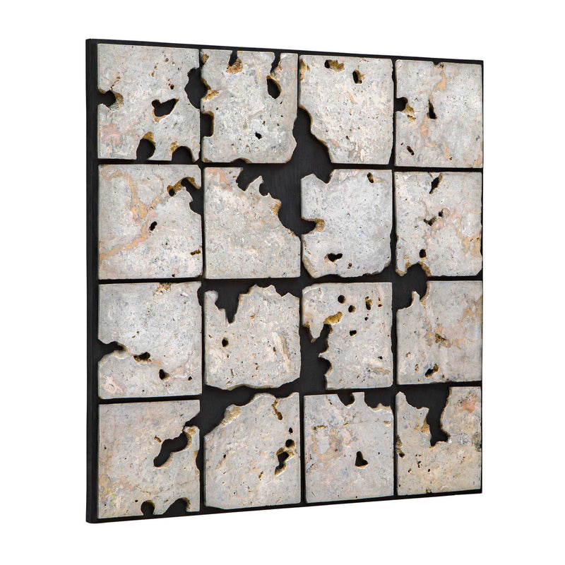 Uvalda - Stone Wall Decor - Black