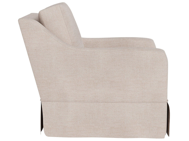 Filmore - Skirted Swivel Chair, Special Order - Beige