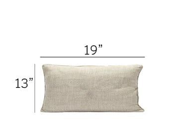 13" x 19" Outdoor Pillow Kidney, Special Order - Beige