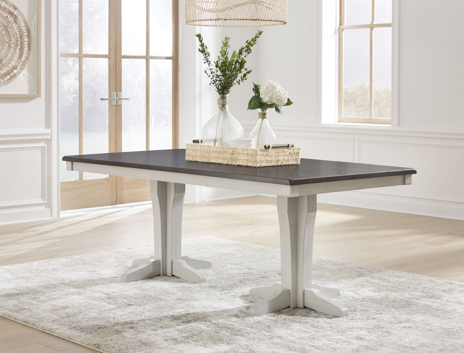 Darborn - Dining Table - Gray / Brown