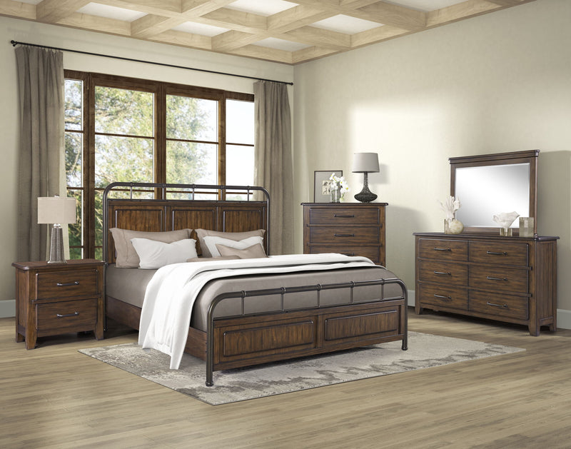 Danville - 2 Drawer Nightstand - Spice Brown
