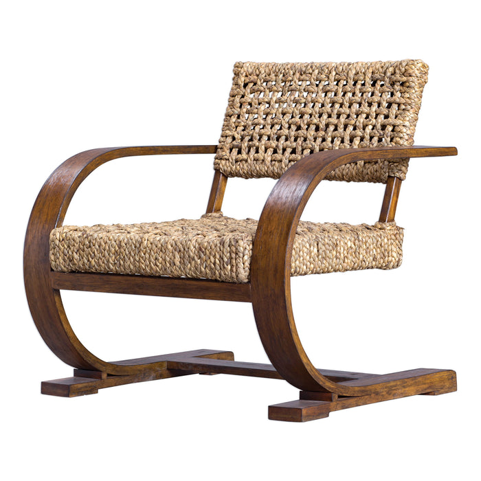 Rehema - Natural Woven Accent Chair - Beige