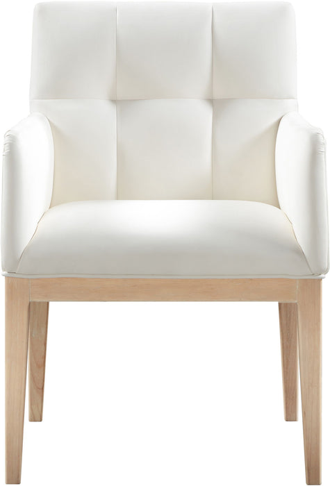 Adrian - Dining Arm Chair (Set of 2) - Light Brown Legs