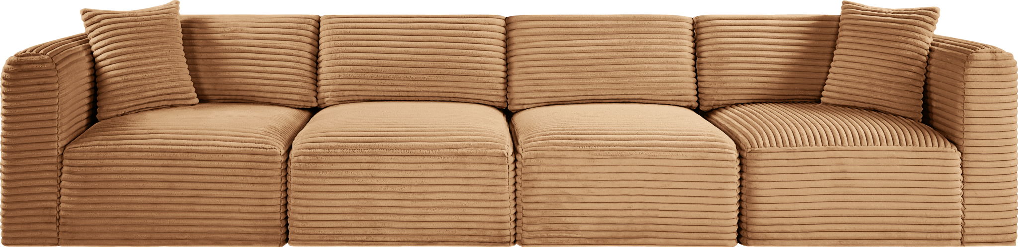 Shaggy - Fabric 4 Seat Modular Sofa