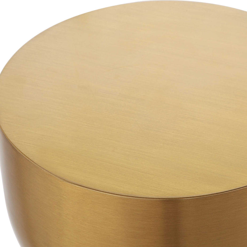 Golden Vessel - Modern Accent Table