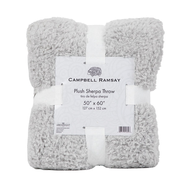 Plush Sherpa Throw Blanket | 50x60