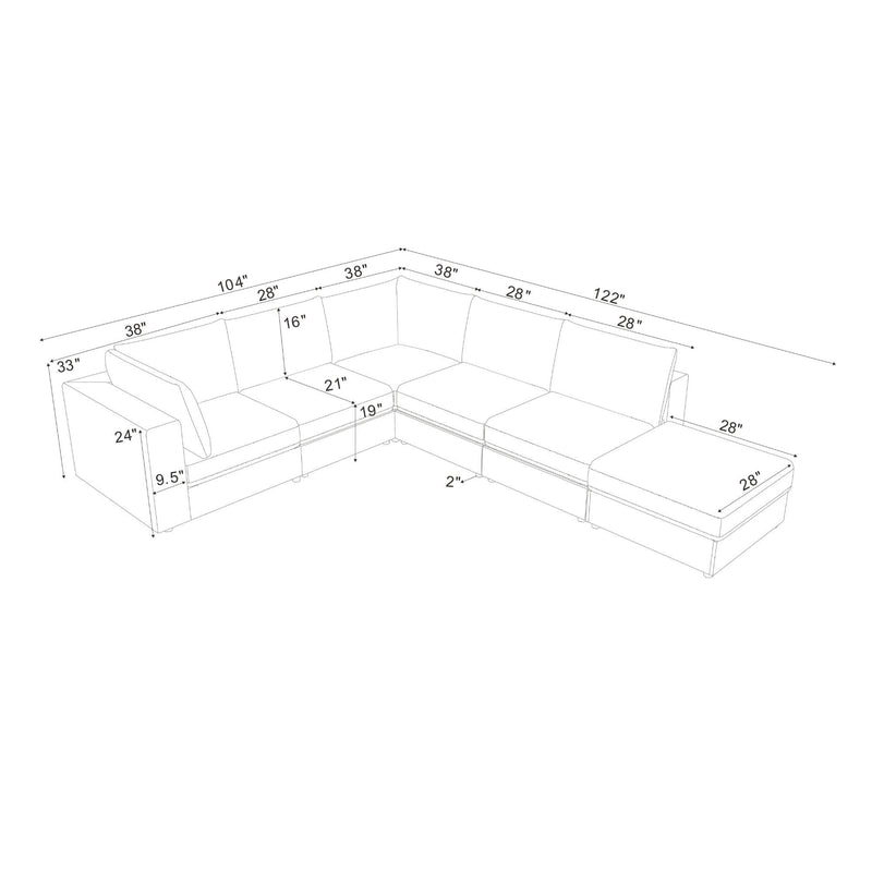 Reversible Modular Sectional