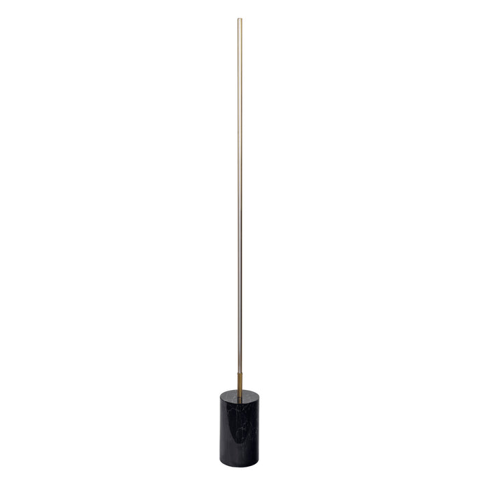 Prism - LED Floor Lamp With On / Off Switch Base - Gold / Marble
