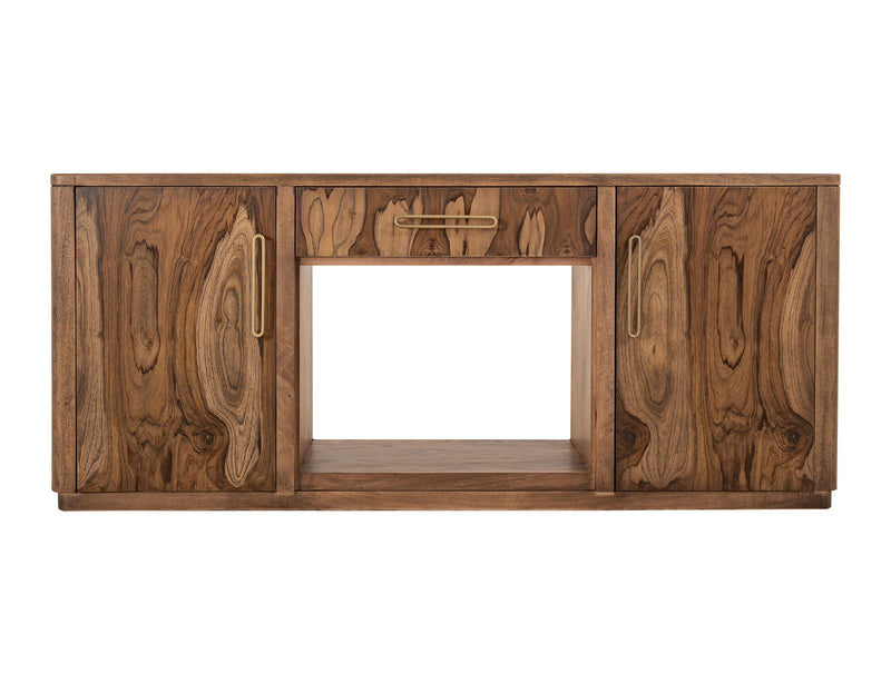 Balam - TV Stand With 1 Drawer & 2 Door - Light Brown
