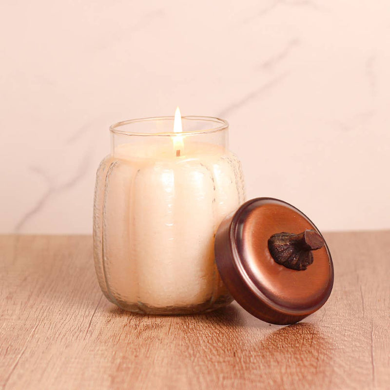 Pumpkin Swirl – 15oz Pumpkin Fall Scented Jar Candle