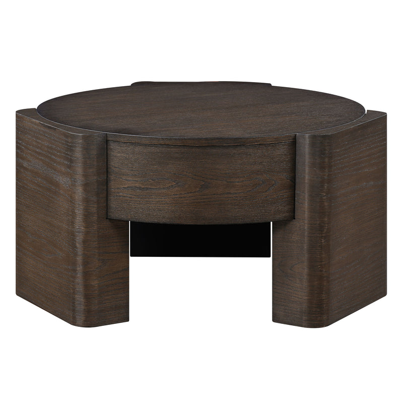 Salina - 3 Piece Round Occasional Set - Espresso