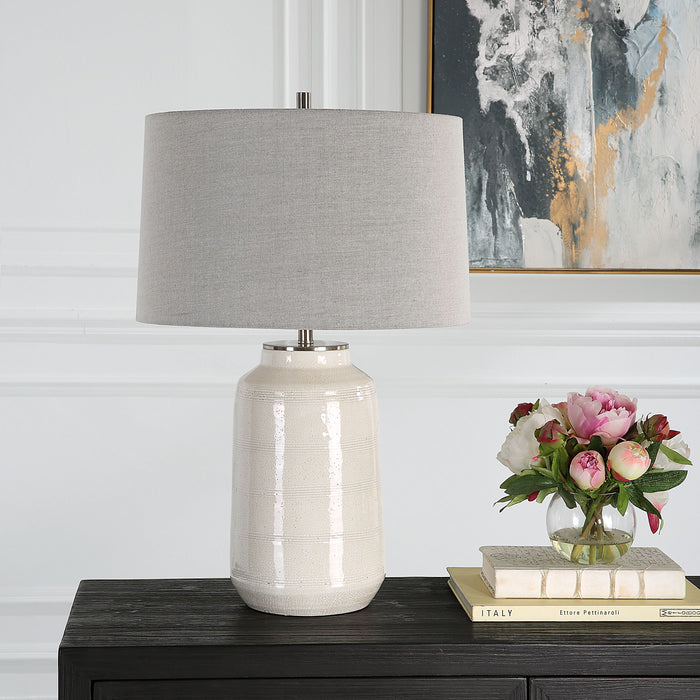 Odawa - Farmhouse Table Lamp - White