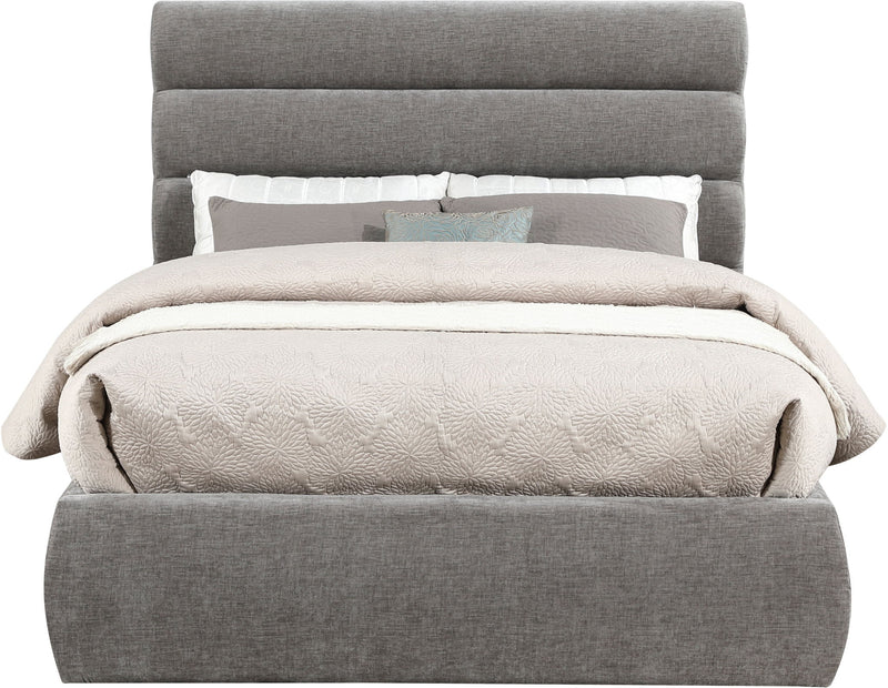 Adam - Chenille Fabric Bed With 52" Headboard
