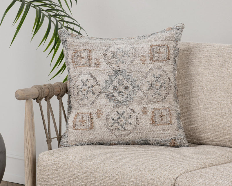 Luken - 22" x 22" Pillow - Gray Multi