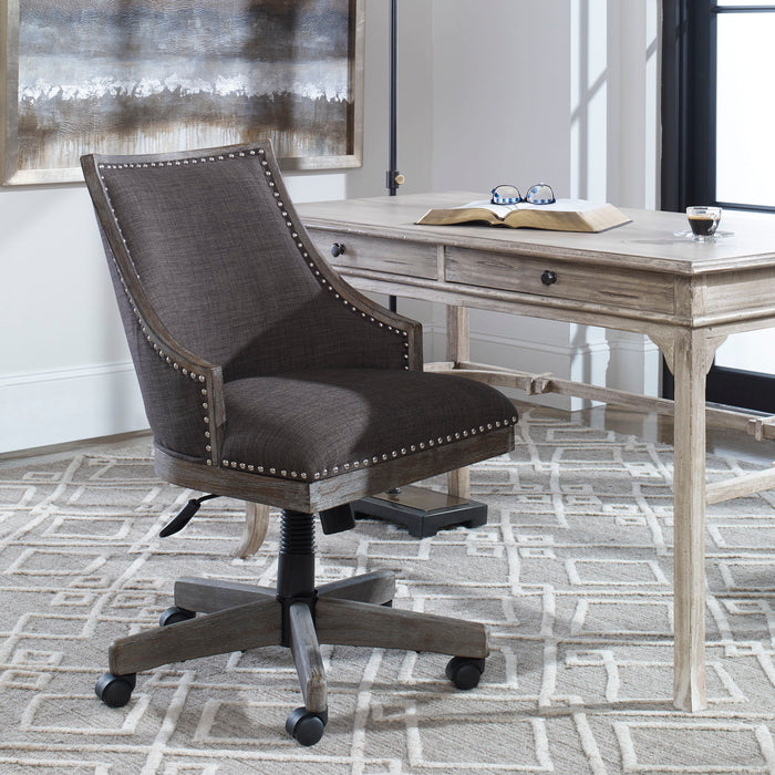 Aidrian - Desk Chair - Charcoal