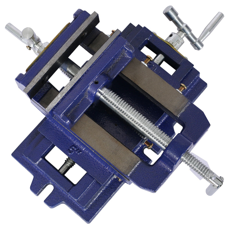Industrial Quality Cross Slide Vise, Drill Press Metal Milling 2 Way X - Y