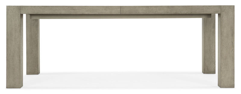Linville Falls - North Fork Rectangle Dining Table With 1-24" Leaf - Gray