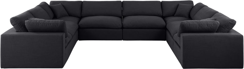 Comfy - 8 Piece Linen Modular Sectional