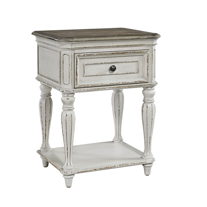 Magnolia Manor - Leg Nightstand - White