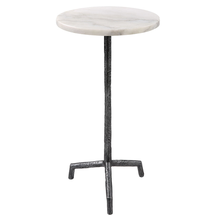 Puritan - White Marble Drink Table