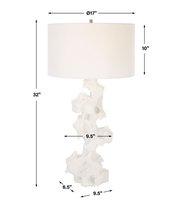 Remnant - White Marble Table Lamp