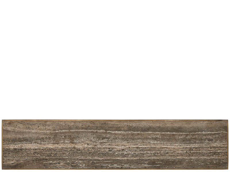 Montclair - Brindle Console - Light Brown / Dark Brown