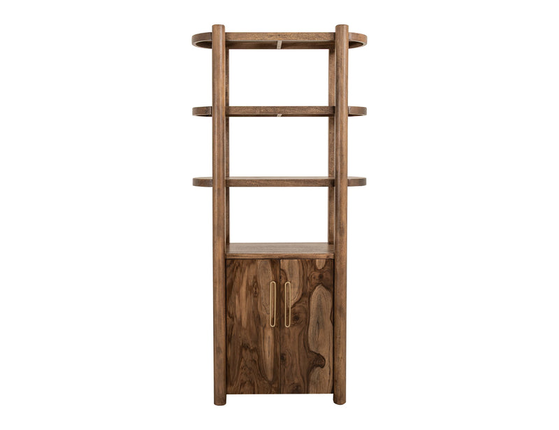 Balam - Pier With 2 Door And 3 Shelf - Light Brown