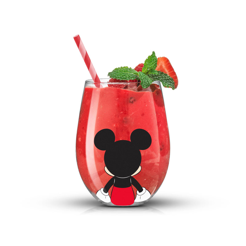 Disney Squad Mickey Mouse & Pals “Looking Back" Wine Glasses | Set of 4
