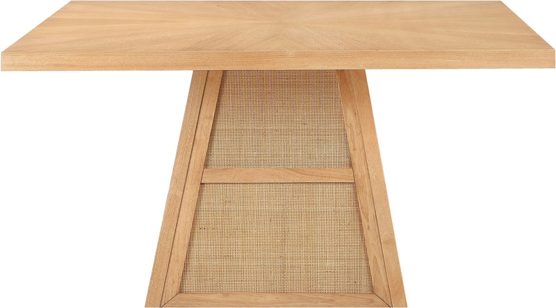 Fenwick - Cane Oak Veneer And Solid Wood Dining Table
