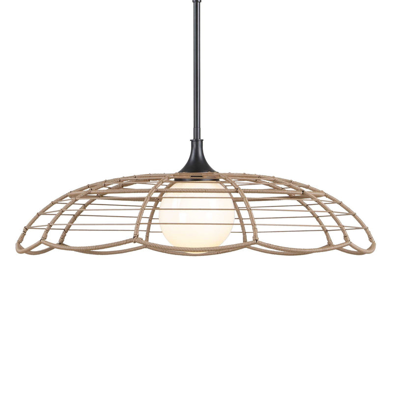 Lakeside - Indoor-Outdoor 1 Light Pendant - Black