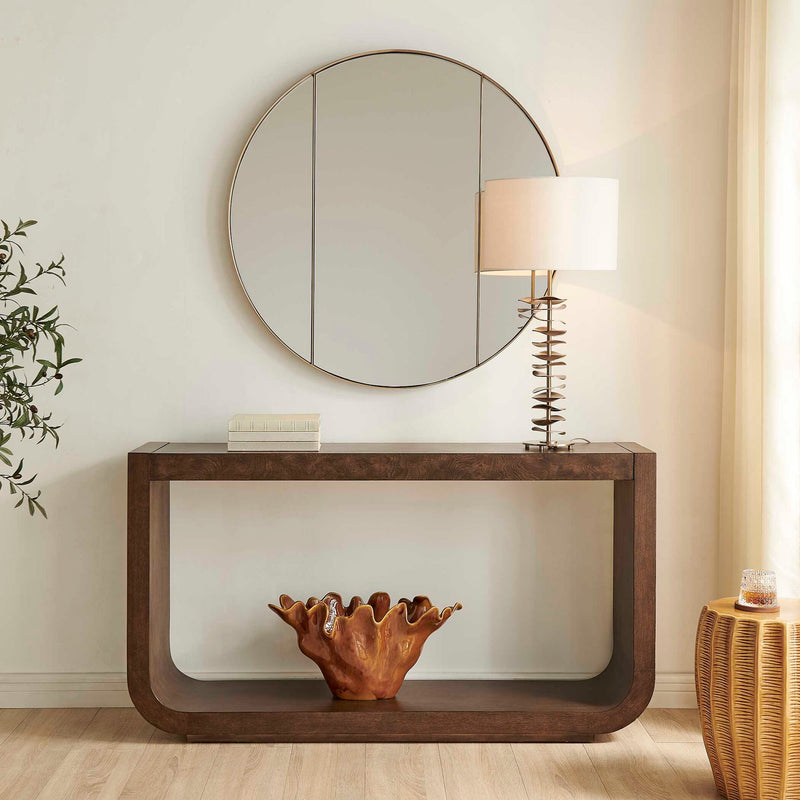 Flores - Modern Console Table - Woodtone