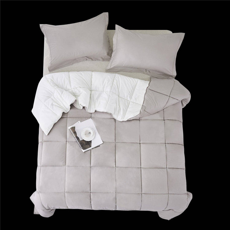 3 Piece All Season Lightweight Down Alternative Comforter Set