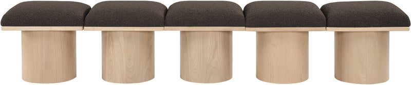 Pavilion - 5 Piece Modular Bench With Natural Base