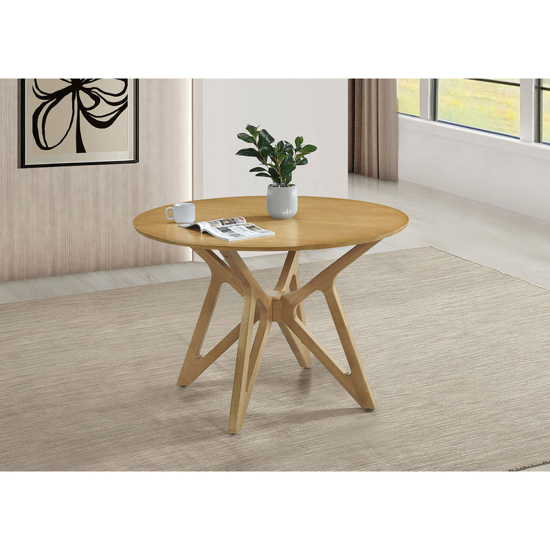 Barlow - Round Dining Table - Light Brown