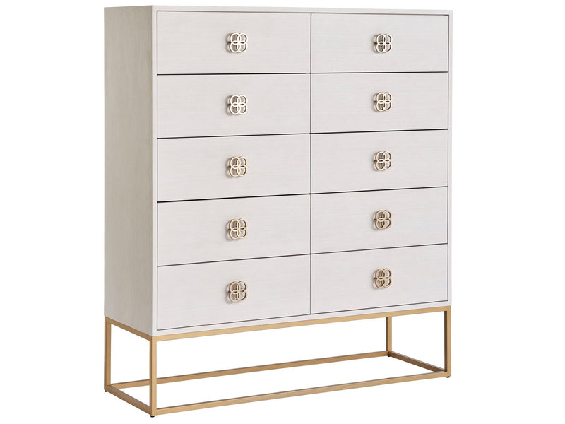 Love. Joy. Bliss.-Miranda Kerr Home - Peony Drawer Chest - Alabaster