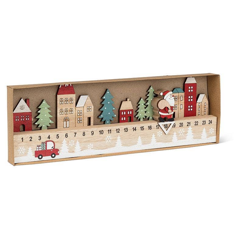 Advent Calendar with Walking Santa