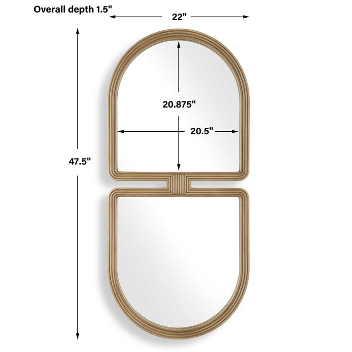 Jacques - Art Deco Mirror - Gold