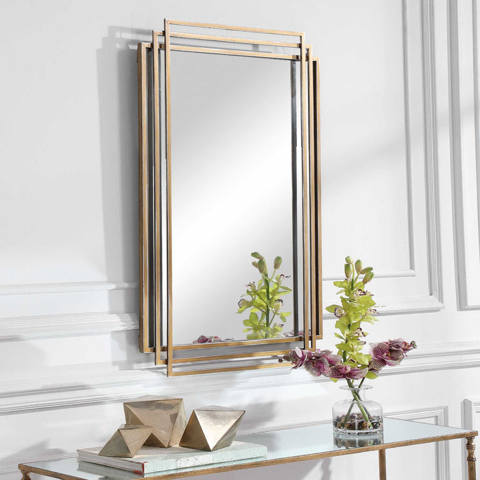 Amherst - Mirror - Brushed Gold
