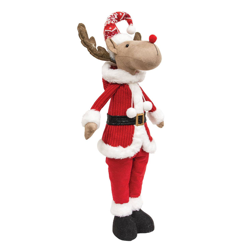 Santa Claus Standing Reindeer